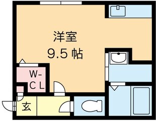 西１８丁目駅 徒歩9分 1階の物件間取画像